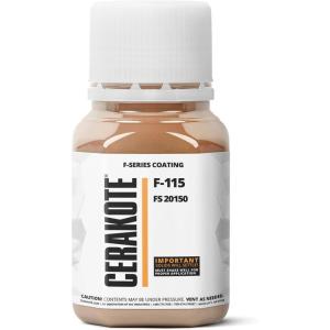 imageCERAKOTE Oven Cure FSeries Bronze 4 oz F108T  Fast Curing PFAS Free Ceramic Technology Combines Performance with Color Part B IncludedF115 FS 20150