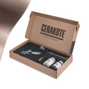 imageCerakote FX Starter Kit AIR Cure  Copper FX115 Gloss  Metallic Powder additive for CERAKOTE CSeries Clear Ceramic coatings Everything Needed to get StartedSILVER  Matte