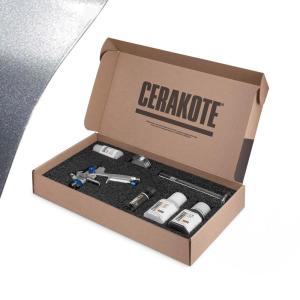 imageCerakote FX Starter Kit Oven Cure  Anthracite FX112 Matte  Metallic Powder additive for CERAKOTE HSeries Clear Ceramic coatings Everything Needed to get StartedCOSMIC  Matte