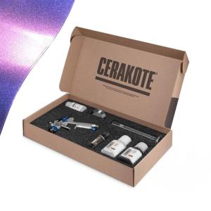 imageCerakote FX Starter Kit Oven Cure  Anthracite FX112 Matte  Metallic Powder additive for CERAKOTE HSeries Clear Ceramic coatings Everything Needed to get StartedMYSTIQUE  Matte