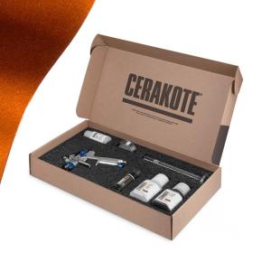 imageCerakote FX Starter Kit Oven Cure  Anthracite FX112 Matte  Metallic Powder additive for CERAKOTE HSeries Clear Ceramic coatings Everything Needed to get StartedCOPPER  Gloss