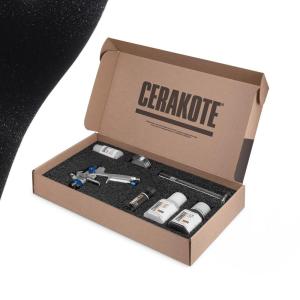 imageCerakote FX Starter Kit Oven Cure  Anthracite FX112 Matte  Metallic Powder additive for CERAKOTE HSeries Clear Ceramic coatings Everything Needed to get StartedANTHRACITE  Matte