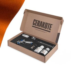 imageCerakote FX Starter Kit Oven Cure  Anthracite FX112 Matte  Metallic Powder additive for CERAKOTE HSeries Clear Ceramic coatings Everything Needed to get StartedCOPPER  Matte