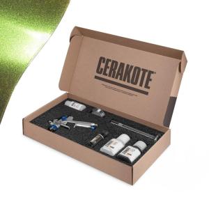 imageCerakote FX Starter Kit Oven Cure  Anthracite FX112 Matte  Metallic Powder additive for CERAKOTE HSeries Clear Ceramic coatings Everything Needed to get StartedRANGER  Matte