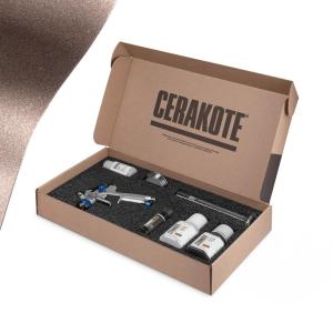 imageCerakote FX Starter Kit Oven Cure  Anthracite FX112 Matte  Metallic Powder additive for CERAKOTE HSeries Clear Ceramic coatings Everything Needed to get StartedSILVER  Matte