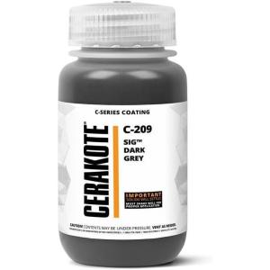 imageCERAKOTE  AIR CURE CSERIES PISTON COAT  4oz  C186T Performance Ceramic Technology  Color on All Metals Polymers  MoreC209 SIG DARK GREY