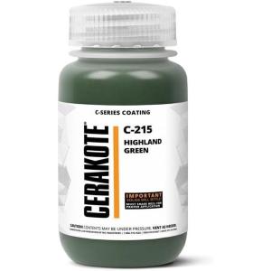 imageCERAKOTE  AIR CURE CSERIES PISTON COAT  4oz  C186T Performance Ceramic Technology  Color on All Metals Polymers  MoreC215 HIGHLAND GREEN
