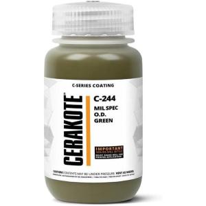 imageCERAKOTE  AIR CURE CSERIES PISTON COAT  4oz  C186T Performance Ceramic Technology  Color on All Metals Polymers  MoreC244 MIL SPEC OD GREEN