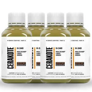 imageCERAKOTE Oven Cure HSeries Bull Shark Grey  4oz  H214T Our Ceramic Technology Combines Performance with Color on All Metals Polymers  More  Part B IncludedH340 MULTICAM LIGHT GREEN
