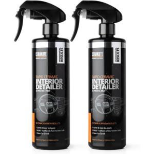 imageCERAKOTE Rapid Ceramic Interior Detailer and Protectant 14 fl oz  Quick and Easy  MultiSurface Safe  Interior Car Cleaner Spray  Dry to the Touch  Clean and Protect Your Car Truck or SUV14 oz Pack of 2