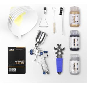 imageCERAKOTE Glacier GoldBlackSilver Coating Kit C7600 C7700 C7800 4 oz Each  Everything Needed to Spray Cerakote  Air Cure  Durable High Temp Performance Ceramic Coating 1800F Rating